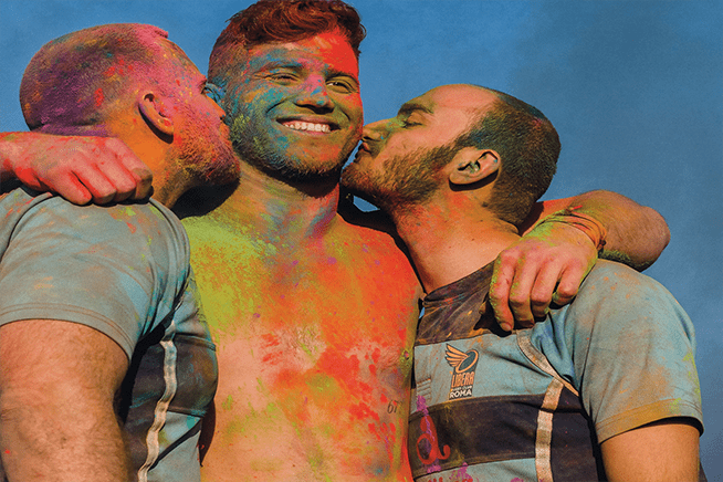 Zebre Rugby calendario Rainbow 365  Colori vs Omofobia coolcuore